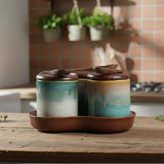 Multicolour Pickle Set of 3-C