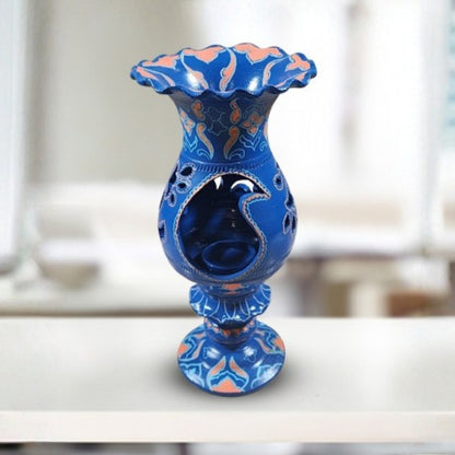 Aromaise Blue Incense Vase Stand
