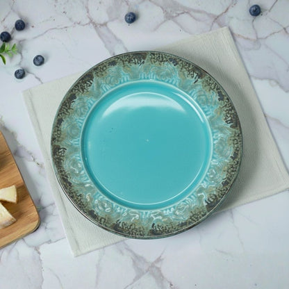 Royal Turquoise Full Plate Set of 6