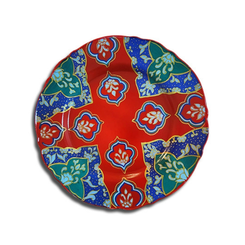 Filomina Ceramic Red Plate