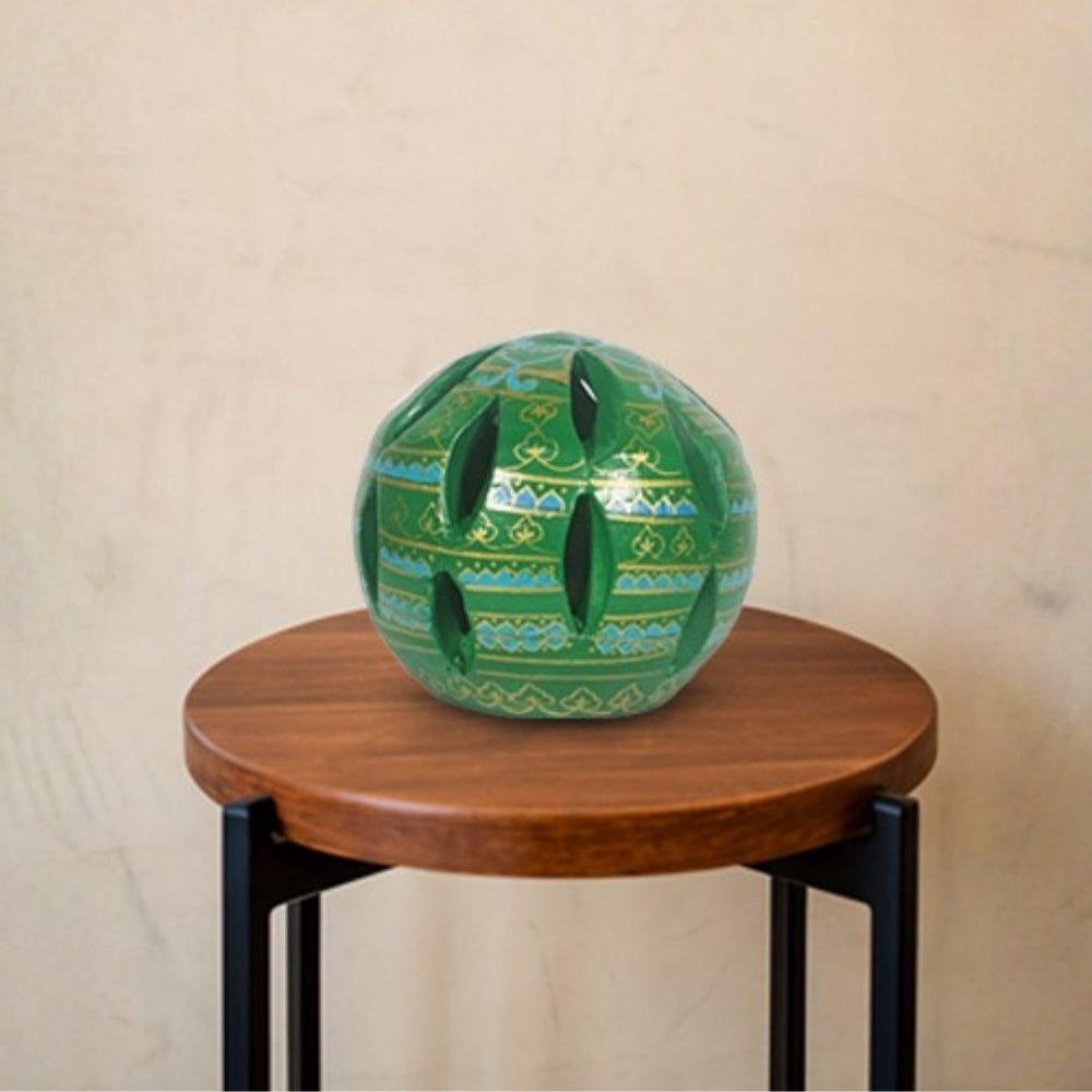 Qandeel Green Ceramic Lantern