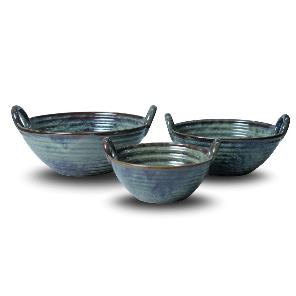 Sage Green Kadhai Sets of 3