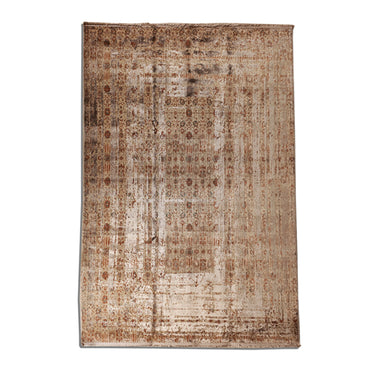 Modern Design Blue-Grey Distressed Vintage Carpet