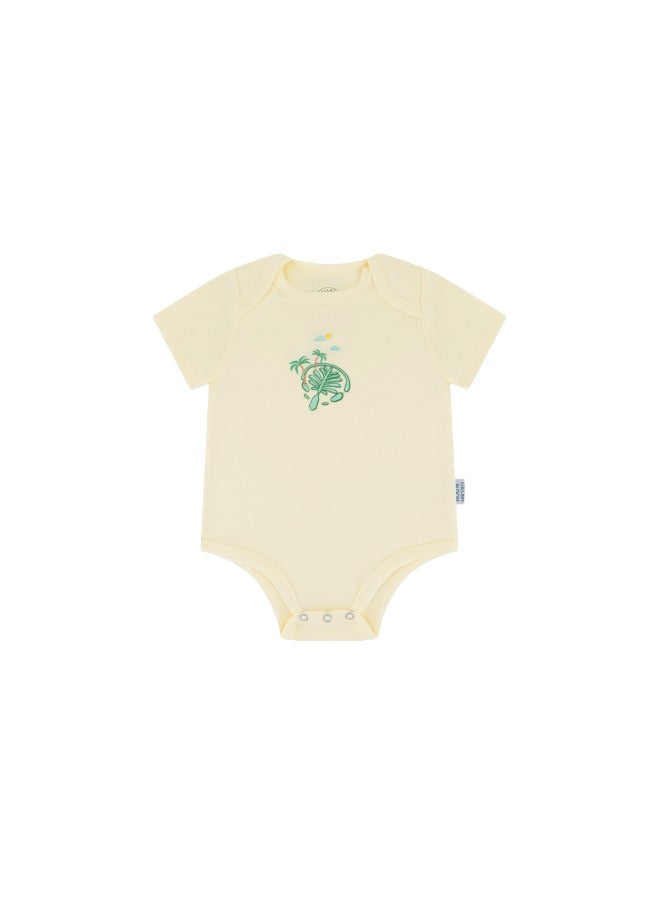 Baby Boys and Girls UAE 100% Organic Cotton Loose Fit Bodysuit