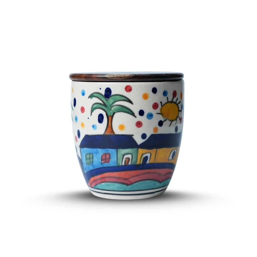 Turkish Circular Canister Set of 2