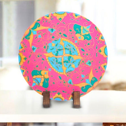 Filomina Ceramic Pink Plate