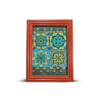 Cleopatra Green Rectangle Frame