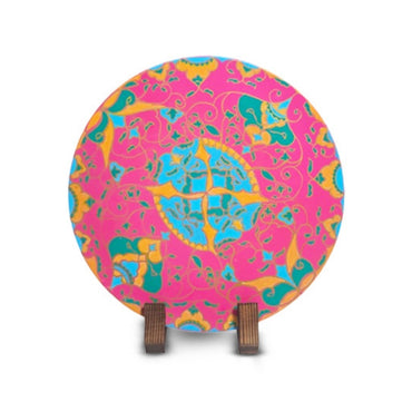 Filomina Ceramic Pink Plate