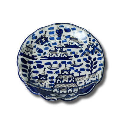 Chinese Wavy Circular Platter