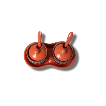 Orange Spice Jar Set of 2