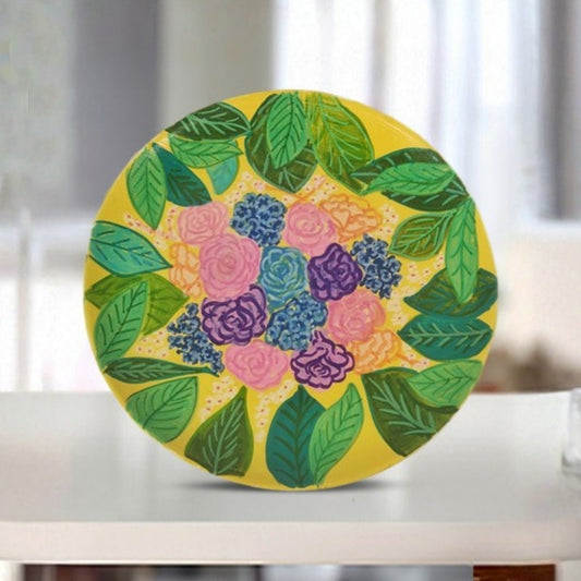 Filomina Ceramic Multicolor Floral Small Plate