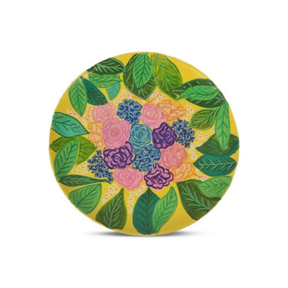 Filomina Ceramic Multicolor Floral Plate