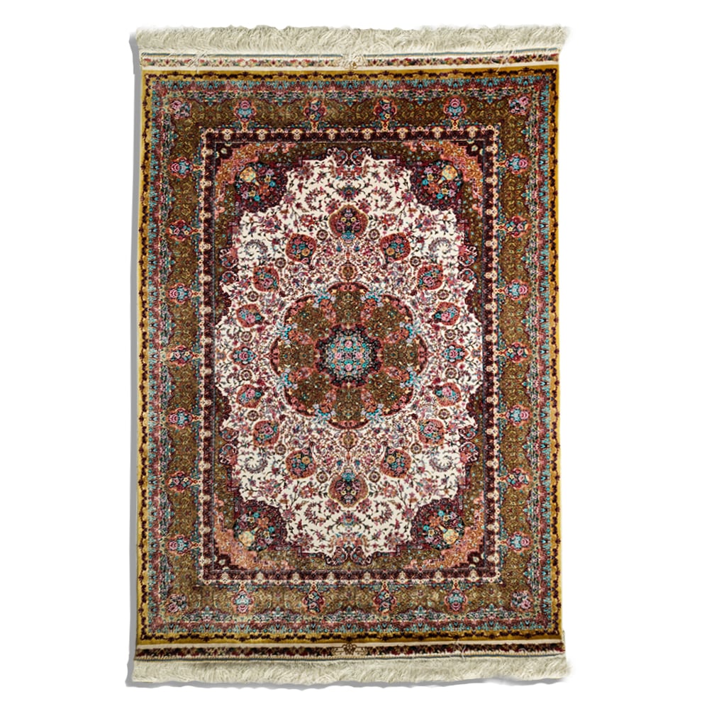 Nelofer Gardenia Silk Carpet