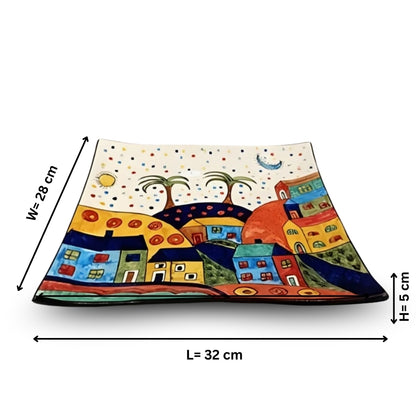 Turkish Ceramic Rectangular Serving Platter