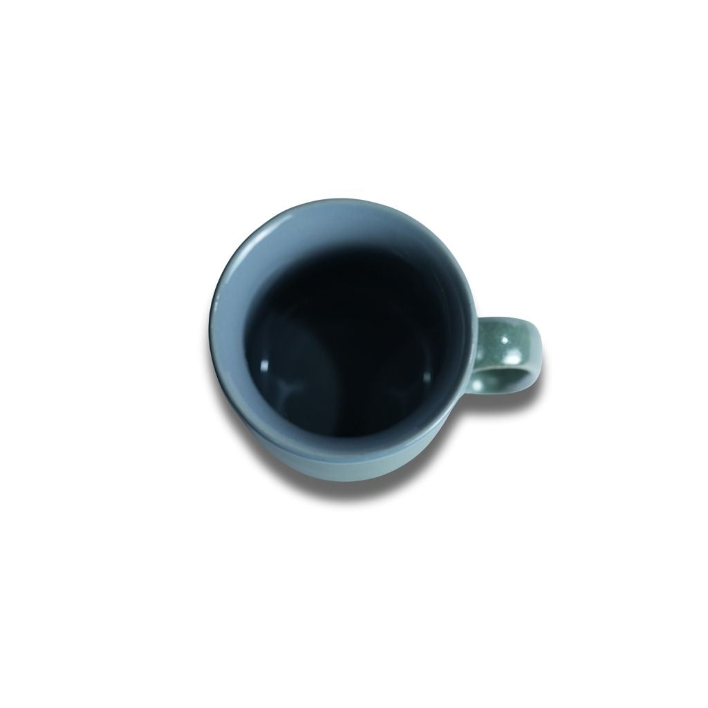 Sea Green Ribbed Jumbo Mug Set of 2