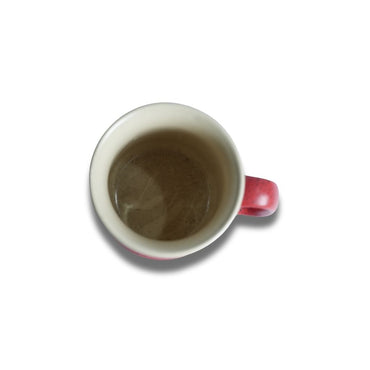 Coral Red Speckled Jumbo Mug Set of 2