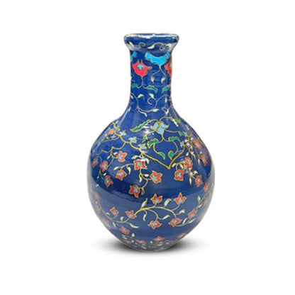 Gulmohar Royal Blue Narrow Rim Vase