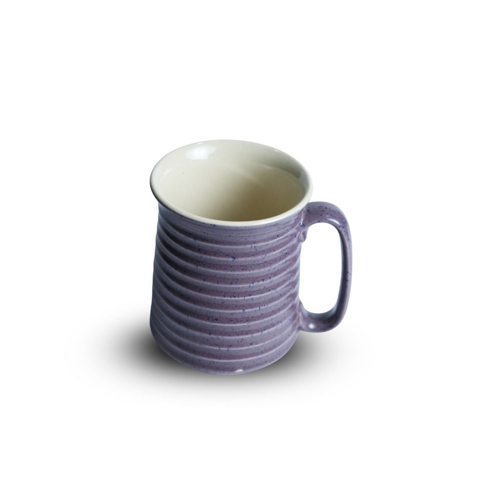 Lavender Ribbed Jumbo Mug Set of 2