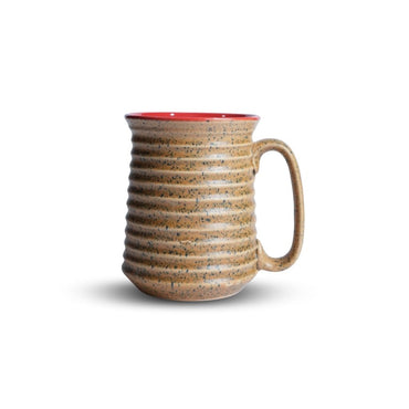 Red Edge Speckled Sand Jumbo Mug Set of 2