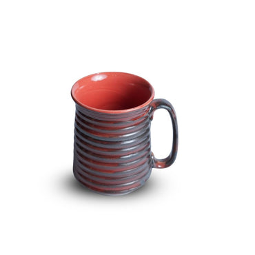 Pink Edge Rustic Red Jumbo Mug Set of 2