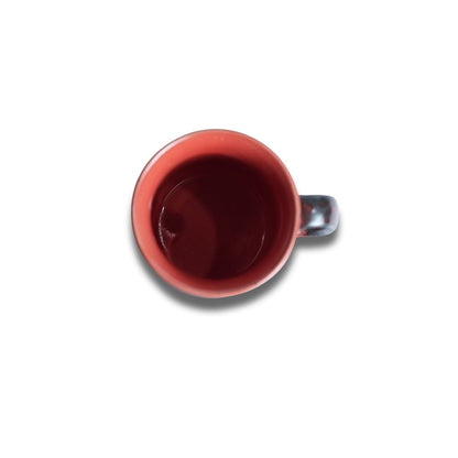 Pink Edge Rustic Red Jumbo Mug Set of 2