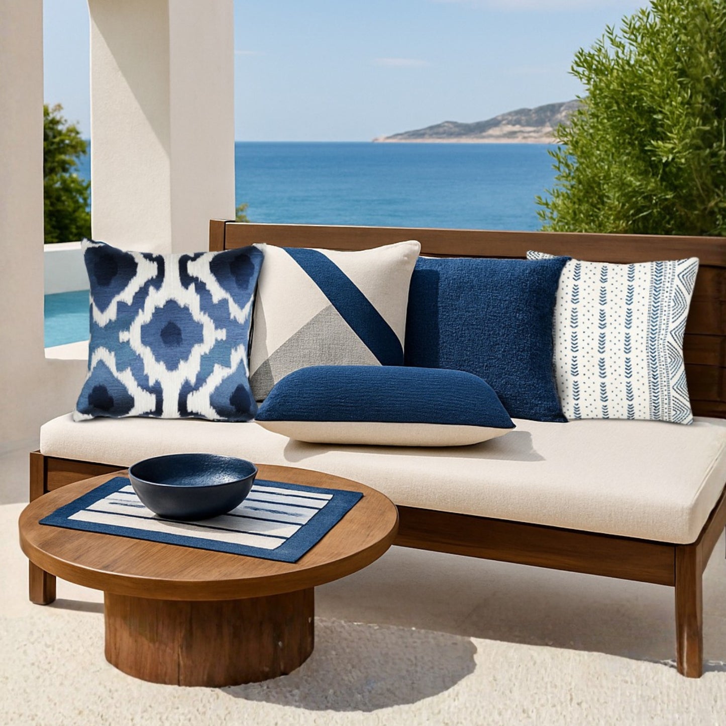 Azure Cushion Collection