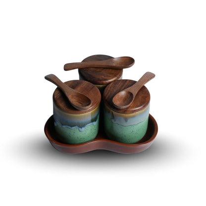 Multicolour Pickle Set of 3-F