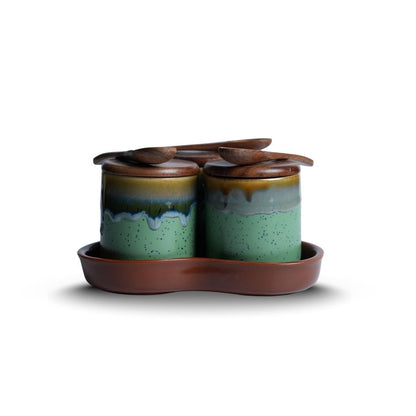 Multicolour Pickle Set of 3-F