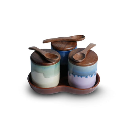 Multicolour Pickle Set of 3-A