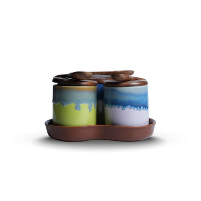 Multicolour Pickle Set of 3-D