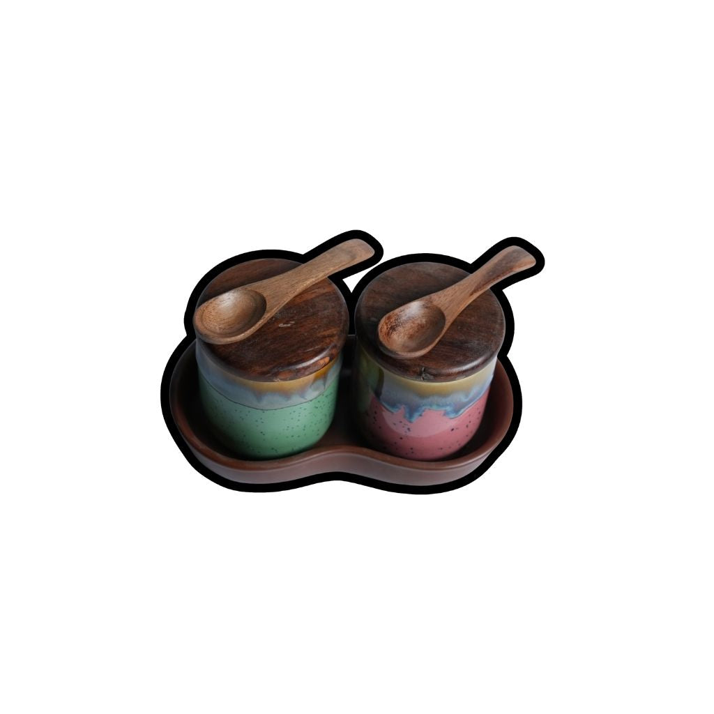 Multicolour Pickle Set of 2-H