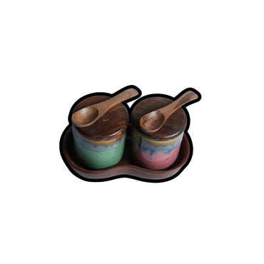 Multicolour Pickle Set of 2-H