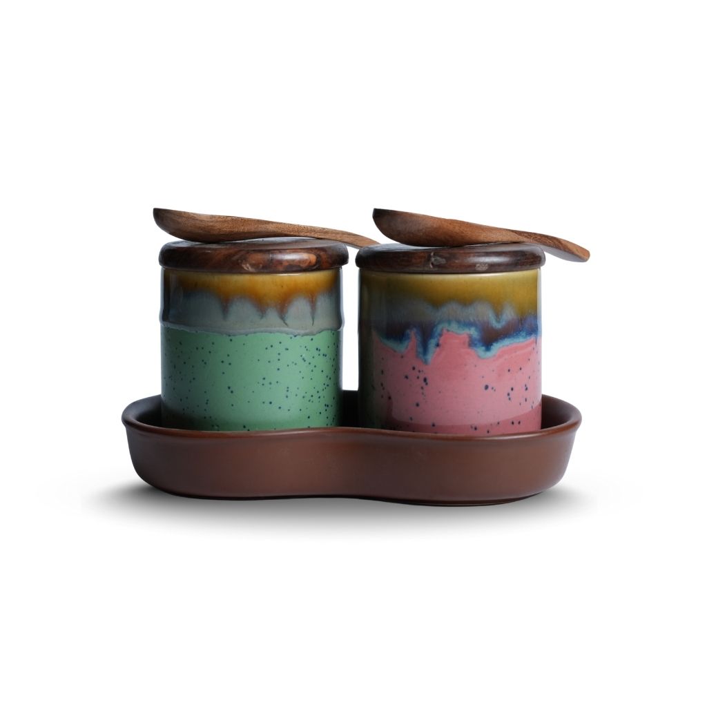 Multicolour Pickle Set of 2-H
