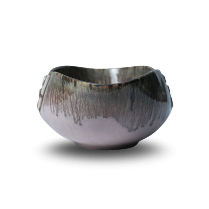 Peach Blush Oval Button Bowl Set of 2