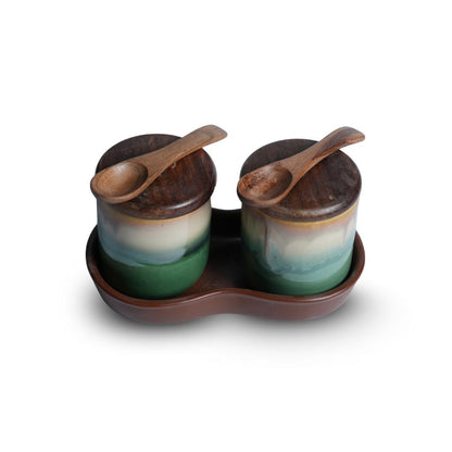 Multicolour Pickle Set of 2-D