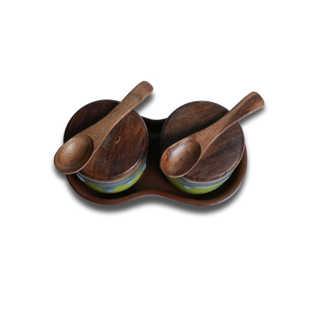 Multicolour Pickle Set of 2-A
