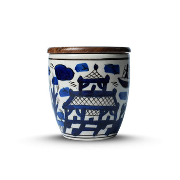 Chinese Circular Canister Set of 2