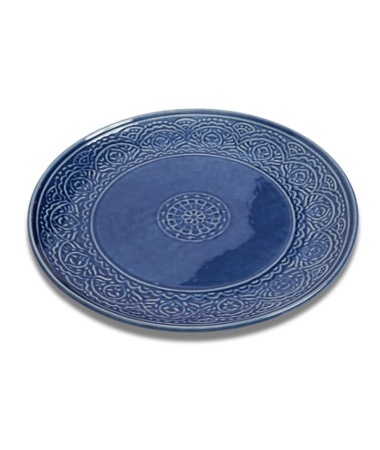 Royal Blue Ceramic Platter