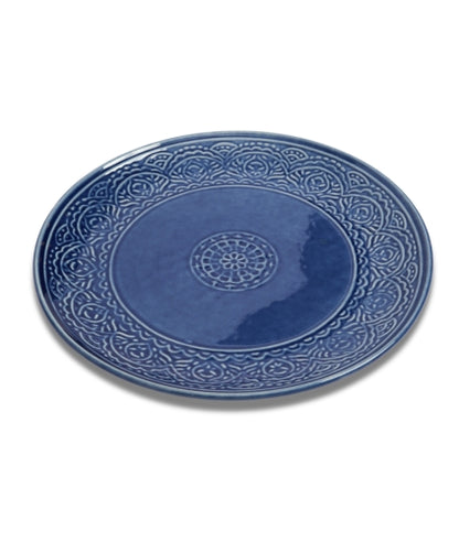 Royal Blue Ceramic Platter