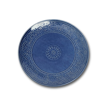 Royal Blue Ceramic Platter