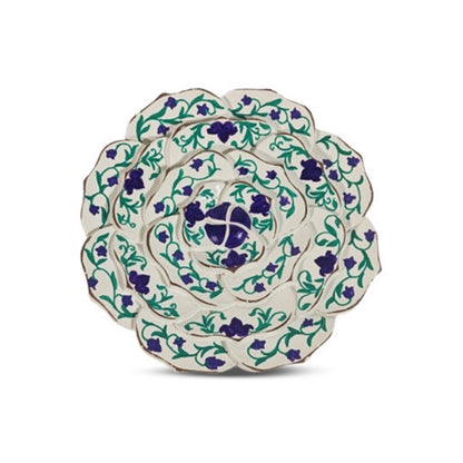 Rosalina White Floral Edge Plate