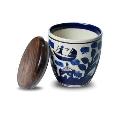 Chinese Circular Canister Set of 2