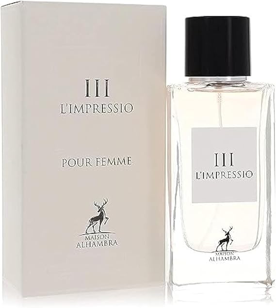 Maison Alhambra L'Impressio Iii Pour Femme Eau de Parfum, 3.4 Ounce