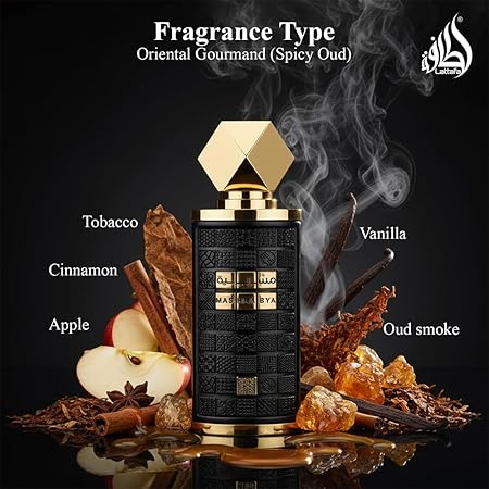 Lattafa Mashrabya Eau De Parfum, 100ml, Unisex Fragrance