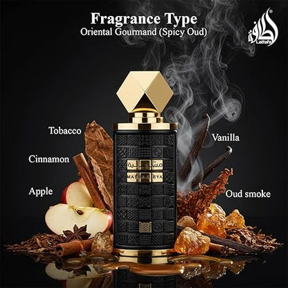 Lattafa Mashrabya Eau De Parfum, 100ml, Unisex Fragrance