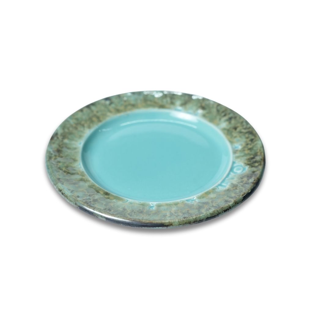 Royal Turquoise Quarter Plate Set of 6