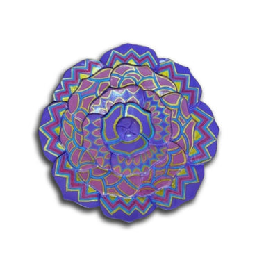 Rosalina Purple Floral Edge Plate