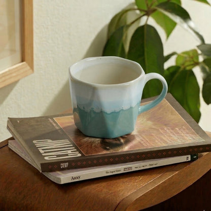 Dual Tone Ceramic Jumbo Mug Set of 4