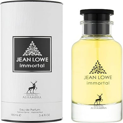Maison Alhambra Jean Lowe Immortal Eau De Parfum Spray for Men, 3.4 Ounce