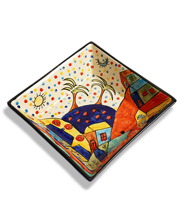 Turkish Square Bowl Set of 2